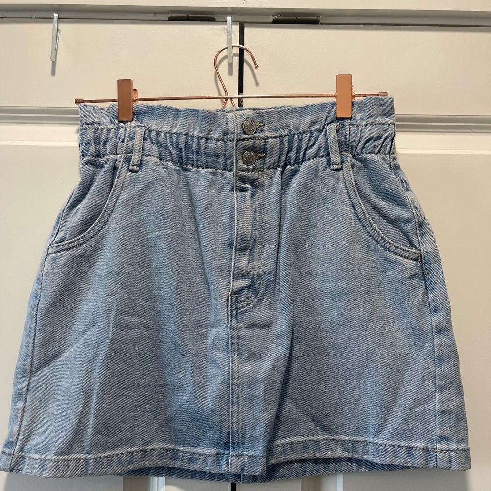 PacSun Sky Blue Denim Skirt
